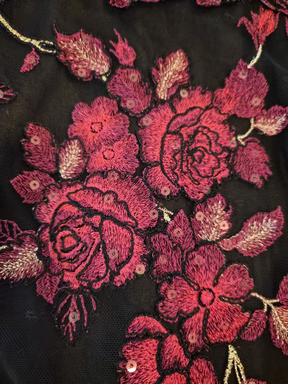 Marchesa Notte Floral Embroidered Cocktail Dress- Size 0 - Picture 11 of 13